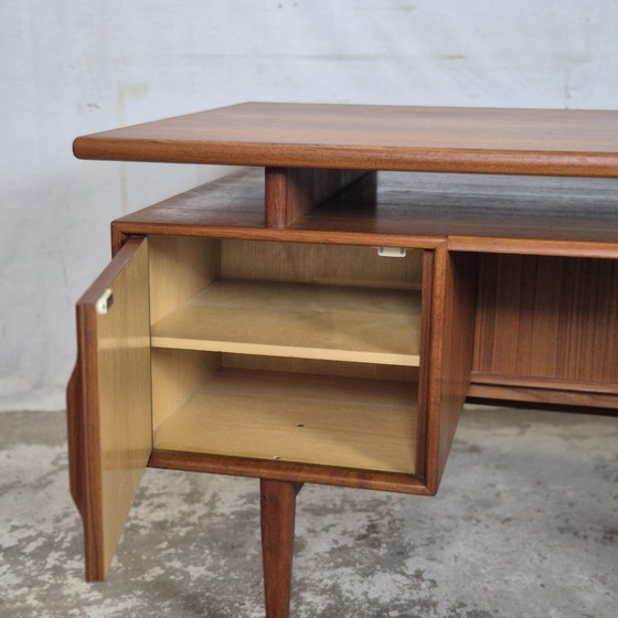 Image 1 of Heinrich Riestenpatt Vintage 1960s Danish Desk Teak