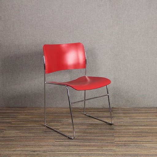 4x HOWE 40-4 Canteen Chair Stackable