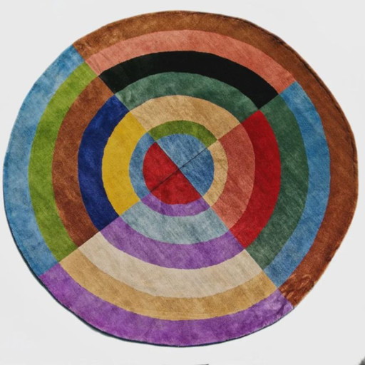 Alfombra redonda Premier Disque de Robert Delaunay – vloerkleden en tapijten, Wool