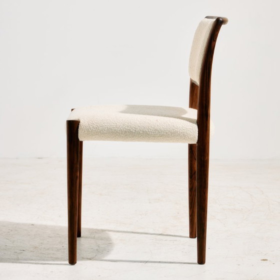 Image 1 of MK11454 Sedia da pranzo modello 80 in palissandro restaurato di Niels O. Møller per J.L. Møllers Møbelfabrik, set di 2