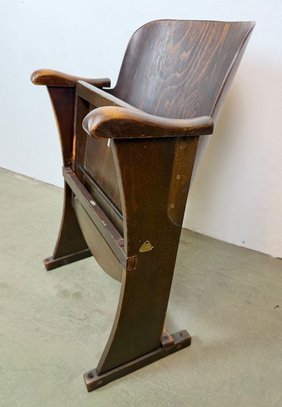 Vintage Cinema or Theatre Seat from Thonet, 1950s – Folding chairs, Wood (photo 20 of 21)