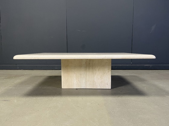 Image 1 of Travertine rectangular Coffee Table 1970s, Italy