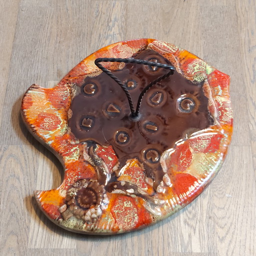 Vassoio in ceramica francese Vallauris per formaggi, pasticcini, ...