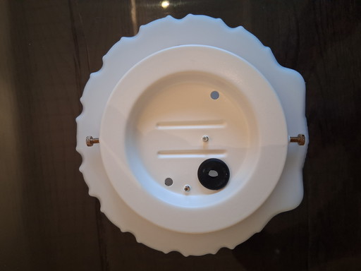 Wandleuchte aus Glashütte Limburg, muschelförmig