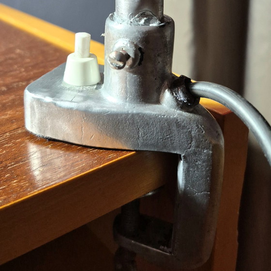 Image 1 of Unique Vintage Clam Lamp Original Kaiser idell 30s 40s