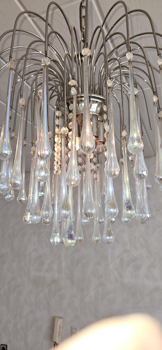 Image 1 of Lampada a cascata di Murano