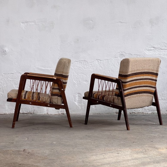 Image 1 of Pair of Vintage NDK String Armchairs, 1960s