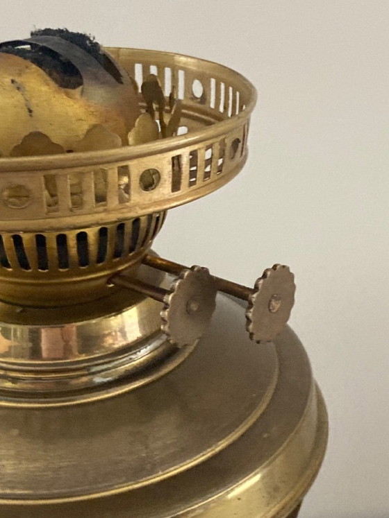 Antica lampada a olio in rame – Lampade da tavolo, Copper (photo 5 of 6)