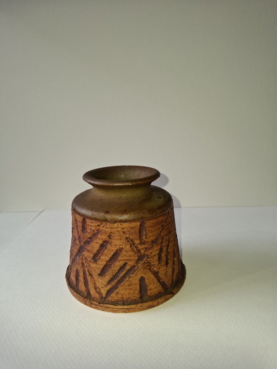 Vaso in ceramica da studio vintage Samuel Calder USA – Sculture, Pietra (photo 7 of 11)