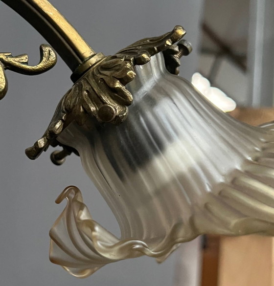 Lustre de style Louis XV. Bronze massif, cristal. – Crystal (photo 4 of 14)