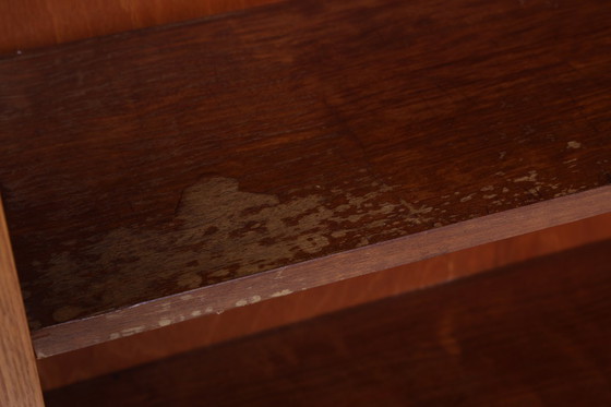 Image 1 of Cassettiera Hellerau vintage aperta in frassino | Armadio Mid Century vintage per il corridoio, legno retrò anni '60-'70 #04-45