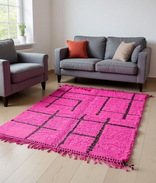 Tapis berbère tissé hoofdtraditie taille 150/250 cm