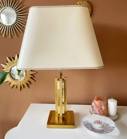 Willy Rizzo -Deknudt style table lamp