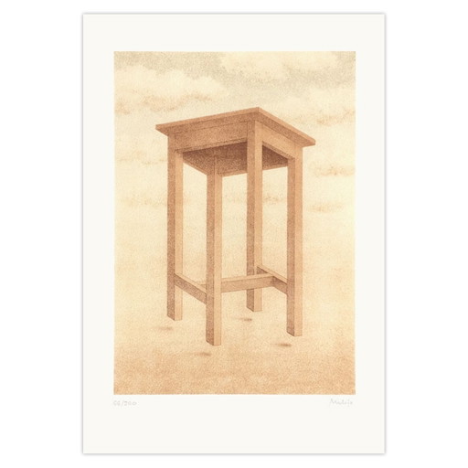 Belic MILIJA La petite table haute Litografia firmata 2000