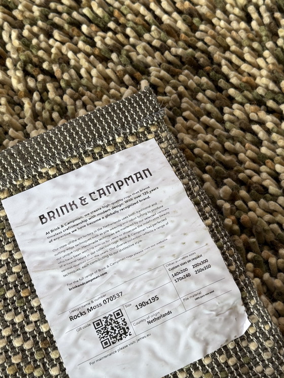 Image 1 of Alfombra Brink en Campman Rocks Moss NUEVA