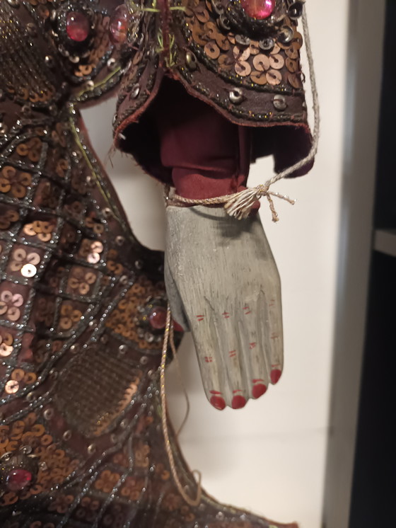 Image 1 of Alte burmesische Fadenpuppe