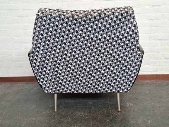 Top Form armchair from the 1960s reupholstered – Metal, Textile (photo 6 of 12)