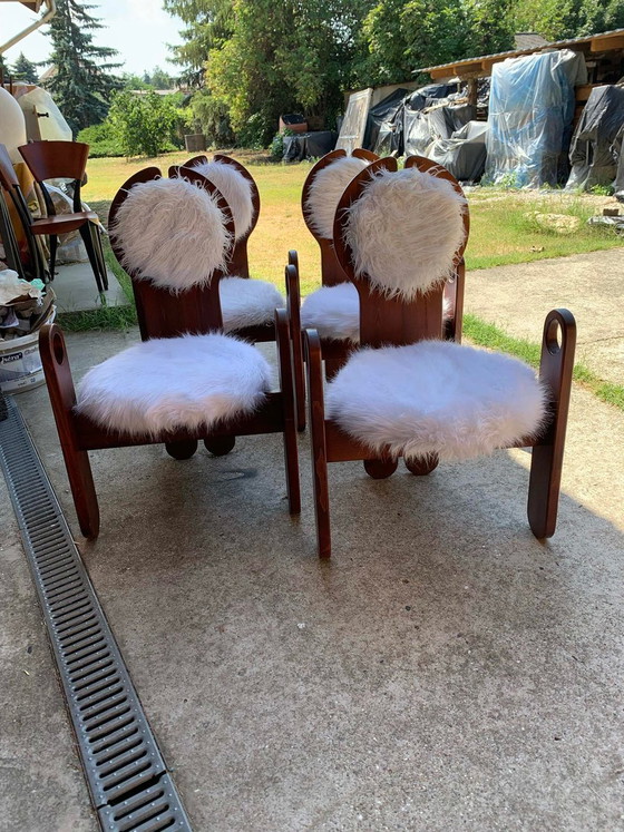 Vintage Dining Chairs by Szedleczky, 1970s, Set of 4 (photo 9 of 16)