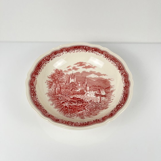 Image 1 of "Burgenland" salad bowl, Villeroy & Boch, red
