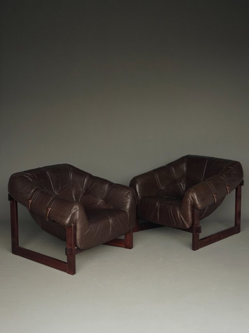 MP-91 Lounge-Sessel von Percival Lafer für Móveis Lafer, 1970er Jahre, 2er-Set