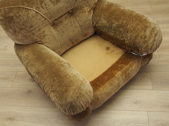 Image 1 of Velour Armchair, Italian Design, 1970s, Production: Italy