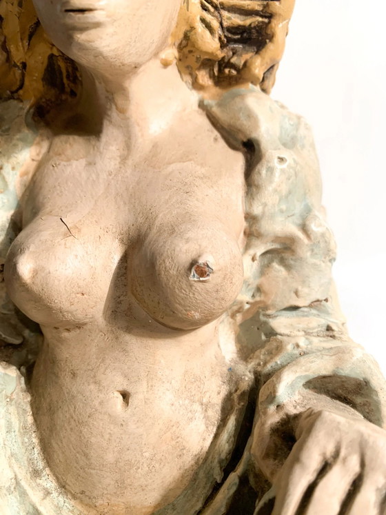 Sculptures Céramique Futuriste Dame des Années 1930 (photo 10 of 14)