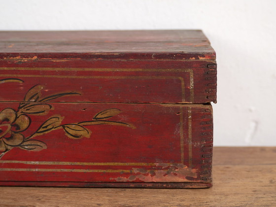 Antica cassa asiatica rossa (c.1900) #13 – Cassettiere (photo 24 of 40)