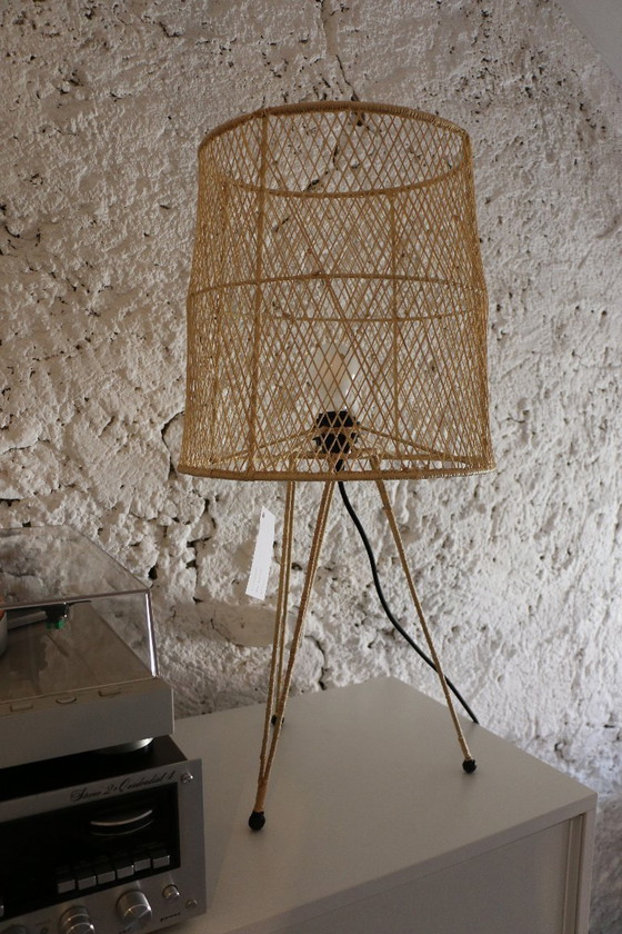 Image 1 of grande lampe de table en Raffia Tine K Home - neuf