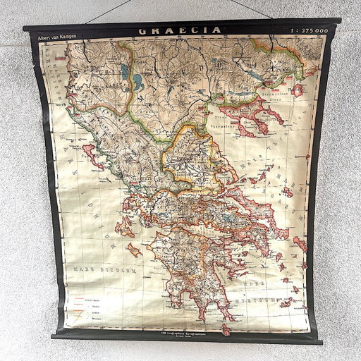 Collection of school maps Asia Greece France Eastern Europe