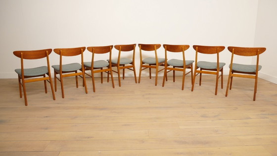 Image 1 of 8 x sedia da pranzo | Farstrup | Modello 210 | rivestire