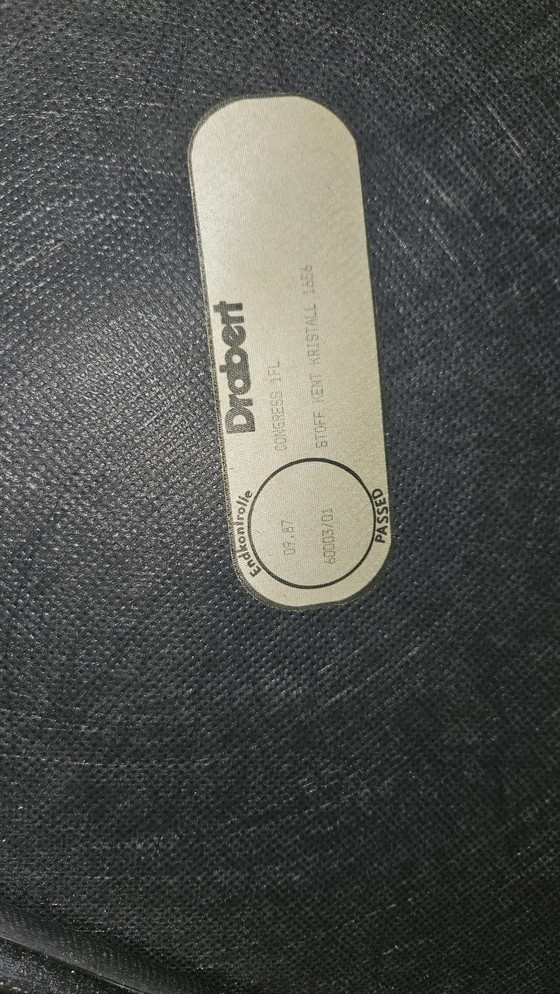 Image 1 of Set di 4 poltrone DRABERT con gambe cromate, 1980