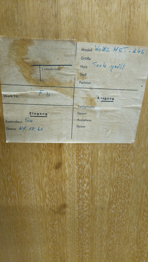 Scandinavian teak sideboard, 1960s