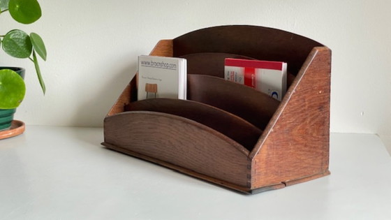 Image 1 of TRIEUR Porte-Courrier BUREAU Vintage