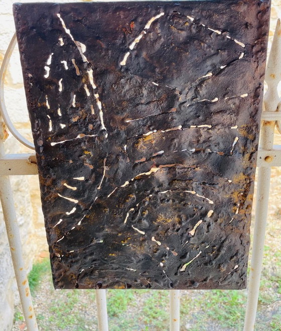 Image 1 of Sculture murali brutaliste americane di metà secolo di Irv Bramberg, anni '60, set di 3