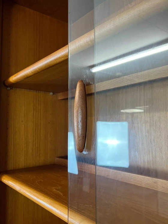 Image 1 of 70s Dyrlund Teak Shelf Wall Unit Danish Modern Design Denmark