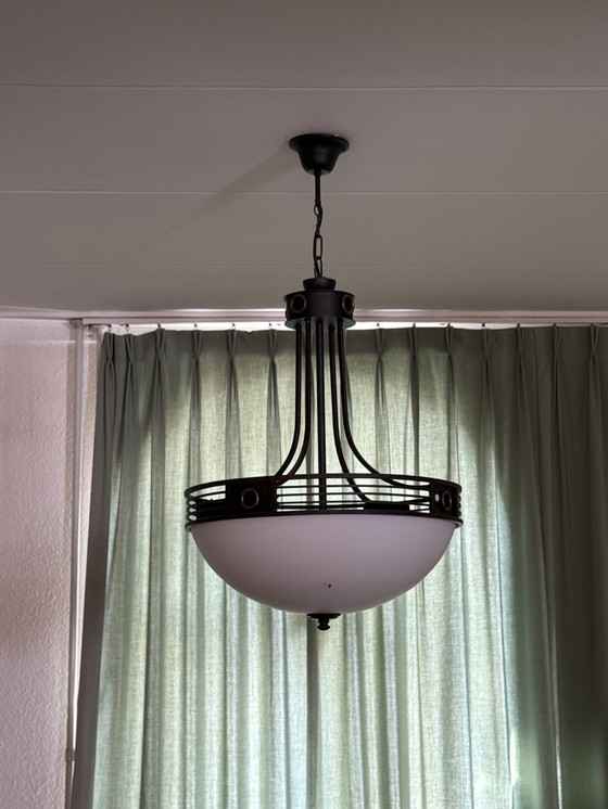 Image 1 of Lámpara rústica de hierro forjado