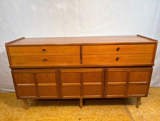 Mid Century Retro Vintage Teak Sideboard by Nathan (Circa 1960–1970) A Stylish and Highly Versatile Mid (photo 2 of 10)