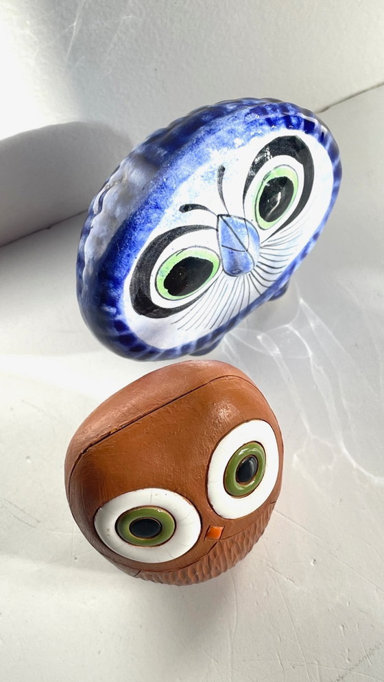 Image 1 of Gufi in ceramica vintage fatti a mano