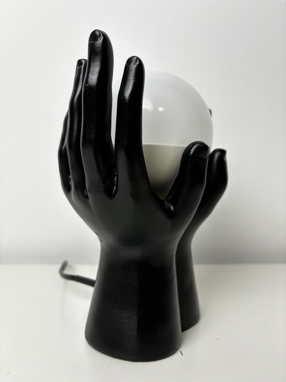 Image 1 of Art Deco Hands Table Lamp