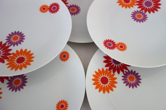 6 Piatti Piani Seltmann Weiden West Germany anni '70 – Stoviglie, Porcelain (photo 3 of 9)