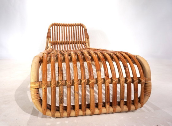 Image 1 of Tumbona de bambú, 1970