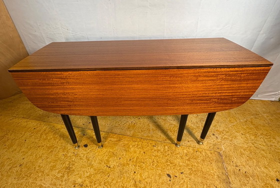Image 1 of Mid Century Retro Vintage Teak & Tola Extending fold out Dining Table by G-Plan – Librenza Range Circa 1950