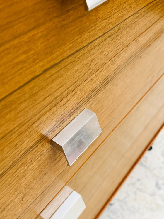 Image 1 of Vintage teakhouten commode met 4 lades, jaren 60 stijl, G-Plan