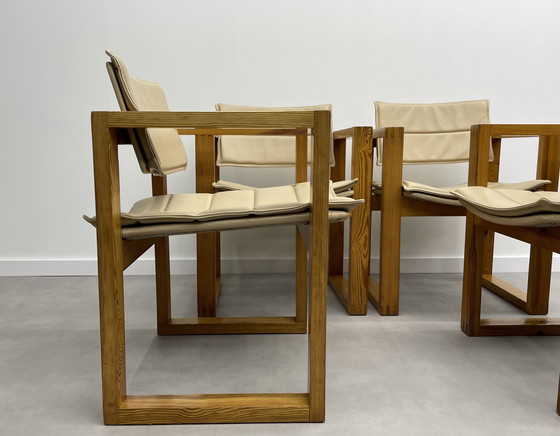 Image 1 of Chaises Cube d'Ate Van Apeldoorn, années 1970, ensemble de 4