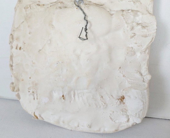 Uniek Wandportret – Belgische Studiokeramiek – Jaren '90/00 – Schilderijen & Tekeningen, Ceramic (photo 8 of 9)