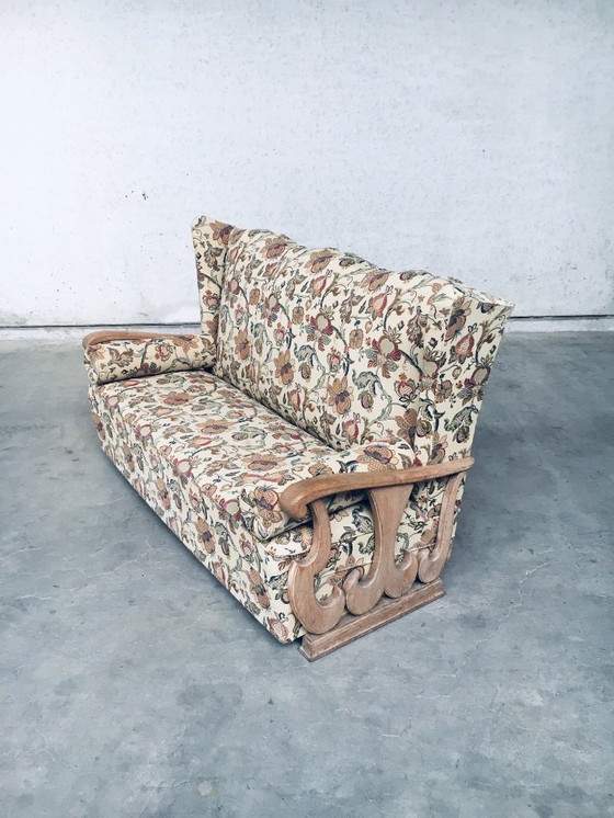 Image 1 of Dreisitzer-Sofa mit hoher Ohrenlehne im Stil der frühen 1900er Jahre