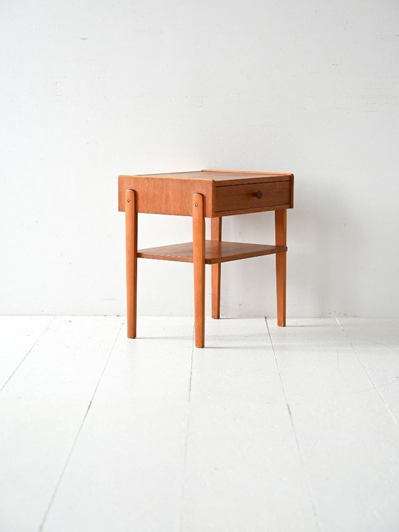 Image 1 of Comodino scandinavo in teak, anni '50/'60