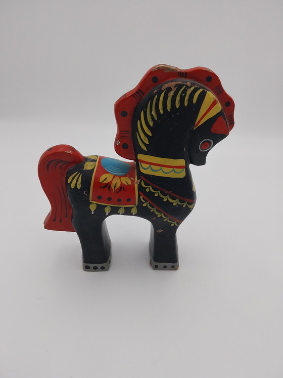 Image 1 of 1 x U.S.S.R. papier maché Handgemaakt paard 1950's 