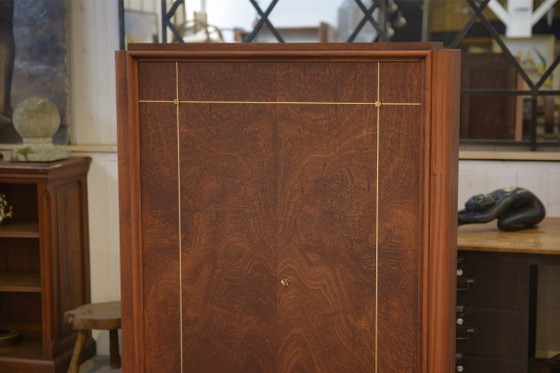 Image 1 of Armario Art Déco de caoba, muebles artísticos firmados por A. Bicchierini, años 40