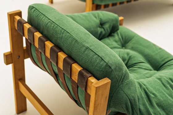 Image 1 of Balassa Sofa en Fauteuil van Ipoly Furniture Company, 1970, Set van 2